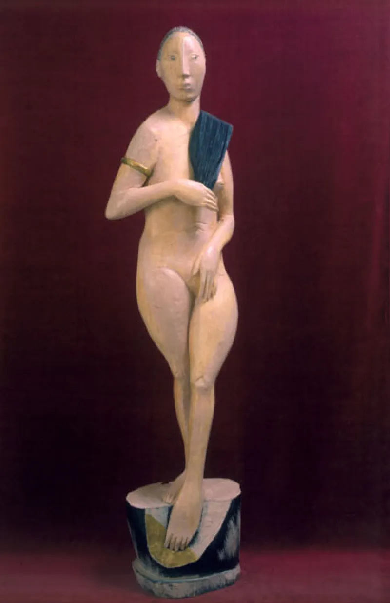 Lady with a fan
160x50x35 cm
1995